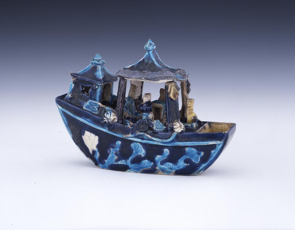 图片[1]-model; boat; calligraphy BM-1937-0716.97-China Archive